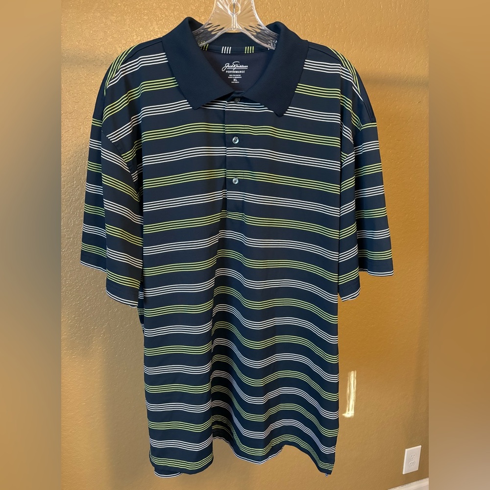 Men’s Jack Nicklaus Striped Golf Shirt